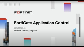 Fortinet Application Control  FortiGate [upl. by Yanetruoc460]