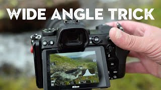 A simple WIDE ANGLE TRICK I use successfully every time  Photography On Location [upl. by Merle]