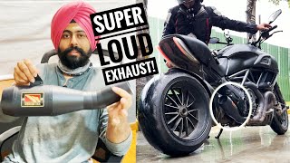 Made my Ducati Diavel SUPER LOUD [upl. by Shell]