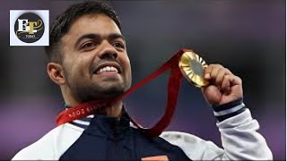 Paris 2024 Paralympics Navdeep Singh wins gold medal with record effort in javelin throw [upl. by Mazlack]