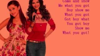 LA Boyz  Victoria Justice feat Ariana Grande  Lyrics On Screen Studio Version [upl. by Orelle]