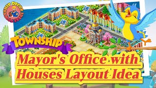 Mayors Office with Houses Layout Idea  Affordable Township Design Idea [upl. by Asyen]