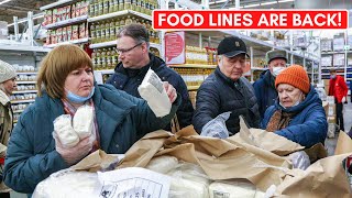 Food Lines Are Back To Russia [upl. by Darum]