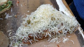 CHEESIEST SANDWICH in the World  CHEESE CHILLI Grill Sandwich  Indian Street Food [upl. by Yessej]