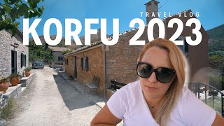 VLOG GRECKIE WAKACJE NA KORFU 1  PALEOKASTRITSA OLD PERITHIA ROOM TOUR  2023 [upl. by Nuaj]