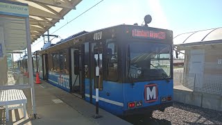 Ride On MetroLink 200405 Siemens SD460 Car 4020 On the Red Line to Lambert Airport Terminal 1 [upl. by Iatnohs524]