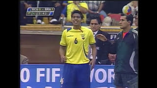 Resumen  Ecuador 11Brasil  Eliminatorias Sudáfrica 2010 [upl. by Ecirpak]