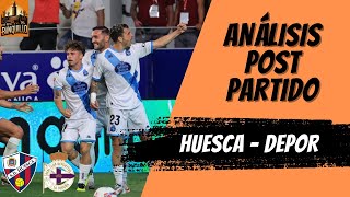 ANÁLISIS Y NOTAS POST PARTIDO  PINCHAZO EN EL ÚLTIMO MINUTO HUESCA vs DEPOR [upl. by Eerat]