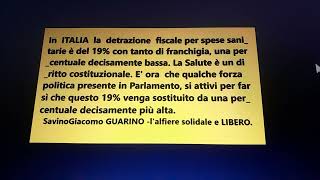 Aumentare la detrazione per spese MEDICHE lattuale 19  franchigia è decisamente basso [upl. by Eldrida443]