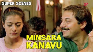 இது தான் அந்த சைகையா  Minsara Kanavu Super Scenes  Arvind swamy  Kajol [upl. by Haikezeh]