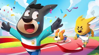 Sheriffs Sports Day  Police Cartoon  Cartoons for Kids  Sheriff Labrador  BabyBus [upl. by Norrag]