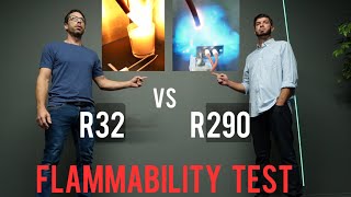 Is R32 Worth the Risk HVAC Flammability Test HVAC 4k No Joke [upl. by Ange]