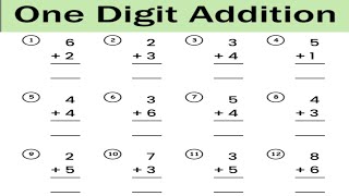 Addition for kids  Addition Sums  Learn to Addition  Add  Easy Addition  Addition of Numbers 12 [upl. by Gibbie]