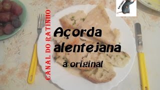 Açorda alentejana a original [upl. by Anairb]