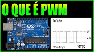 O QUE É PWM E COMO FUNCIONA Exemplo com Arduino [upl. by Netnert]