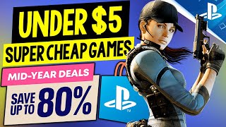 15 GREAT PSN Game Deals UNDER 5 PSN MidYear Deals Sale SUPER CHEAP PS4PS5 Games to Buy [upl. by Leynad377]