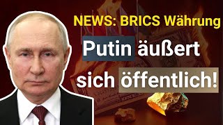 quotBRICS arbeitet an unabhängigem Zahlungssystemquot  Wladimir Putin auf Wirtschaftsforum [upl. by Walt454]