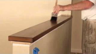 How To Apply Varnish or Polyurethane Clear Finishes  How To Stain Wood Part 4 [upl. by Noeruat]