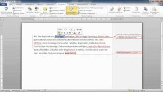 Word 2010 Textkorrekturen vornehmen drucken annehmen ablehnen [upl. by Cullen]