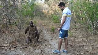 Walking safari with Bushman from Nyerere National Park [upl. by Thomey]