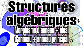 Structures algébriques  Morphisme danneau  idéal danneau  anneau principal Exemples 16 [upl. by Ardella]