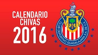 CALENDARIO CHIVAS 2016 [upl. by Eilzel]