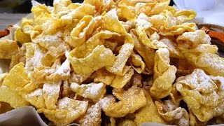 CHIACCHIERE E FAVIN ALLA VENETA ricetta tradizionaleIN CUCINA CON LO CHEF PAUL KLER [upl. by Anahsor144]