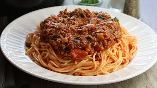 Quick amp Easy Spaghetti Bolognese [upl. by Otrebogir]