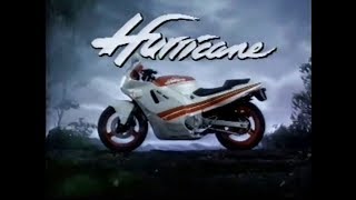 1986  Honda Hurricane Motorcycle  Hiding Ninja Commercial [upl. by Nevetse341]