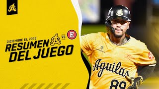 Highlights Águilas Cibaeñas vs Leones del Escogido  15 de Diciembre 2023 [upl. by Eltrym]