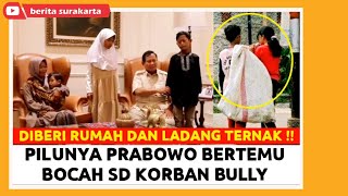 Diejek Karena MULUNG Bocah SD ini Diundang PRABOWO Diberi RUMAH dan LADANG TERNAK [upl. by Scevo]