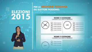 Elezioni Comunali e Regionali 2015  Toscana quotCome si votaquot [upl. by Esihcoc302]