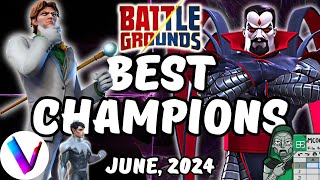 Best Champions for Battlegrounds Ranked amp Tier List  June 2024  MCoC Arcade Sinister Silk MCoC [upl. by Aihtebat]