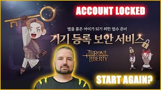 Account locked  Throne and Liberty Verification security service mmo mmorpg throneandliberty [upl. by Kirat559]