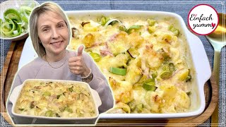 Kartoffel Lauch Auflauf mit Schinken 👩🏼‍🍳 Thermomix® TM5TM6 [upl. by Arimaj]