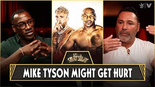 Mike Tyson Vs Jake Paul “I’m Scared Of Tyson Getting Hurt”  Oscar De La Hoya  CLUB SHAY SHAY [upl. by Rorie]