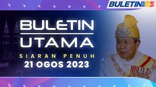 Mereka Lupa Budaya Dan Adab Melayu  Sultan Selangor  Buletin Utama 21 Ogos 2023 [upl. by Trimmer848]