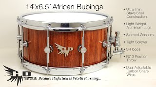 Hendrix Drums Bubinga Archetype Series Demo Video DCP [upl. by Hake]