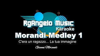 Morandi Medley 1  Karaoke  Gianni Morandi [upl. by Airdnazxela]