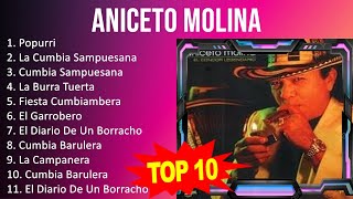 Aniceto Molina 2023  10 Grandes Exitos  Popurri La Cumbia Sampuesana Cumbia Sampuesana La B [upl. by Nottap102]