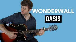 Wonderwall by Oasis  Fingerstyle Guitar Lesson [upl. by Coray]