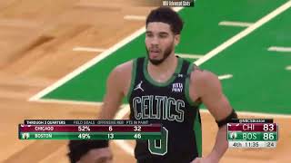 Career Game 329 Jayson Tatum Highlights vs CHI 01152022 [upl. by Rowe10]