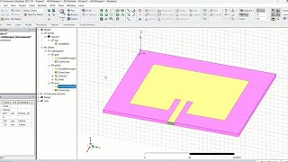 How to design a microstrip antenna with inset feed for 2 GHz using HFSS [upl. by Herb]