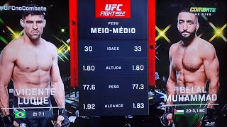 Vicente Luque X BelalFull Figth UFC Hoje 17 de Abril 2022 ufc [upl. by Brandy]