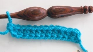 How to Crochet Foundation Half Double Crochet Right Handed [upl. by Sillert]