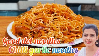 Chilli garlic noodles recipe  आरसीएम गुड डॉट नूडल्स कैसे बनाएं  How to make RCM Good Dot Noodles [upl. by Ocimad753]