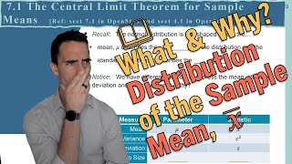 Sample Mean xbar Normal Distribution sect71 [upl. by Aryahay4]