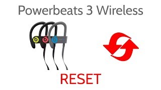 Beats By Dre Powerbeats 3 Bluetooth No Power Reset Restart Reboot [upl. by Fineberg578]