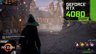 Hogwarts Legacy  RTX 4080 SUPER  Ryzen 7500F  2K Ultra Graphics RTX ON DLSS 3 [upl. by Bertolde494]