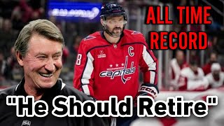 Can Ovechkin Break Gretzkys Goal Record [upl. by Aronid]